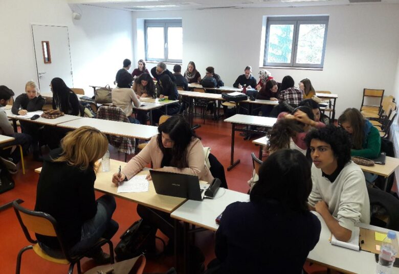 collaboration ILCF - ESTRI - 2018 - travail de groupes entre étudiants