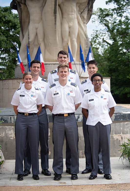 Cadets du semestre 2 2023 cérémonie 8 mai