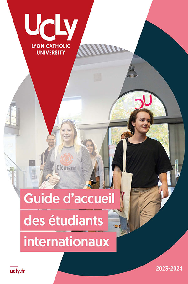 1ère de couverture du guide d'accueil des étudiants internationaux - UCLY