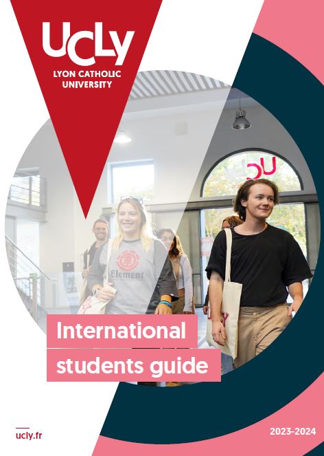 couverture du guide d'accueil des étudiants internationaux - UCLY