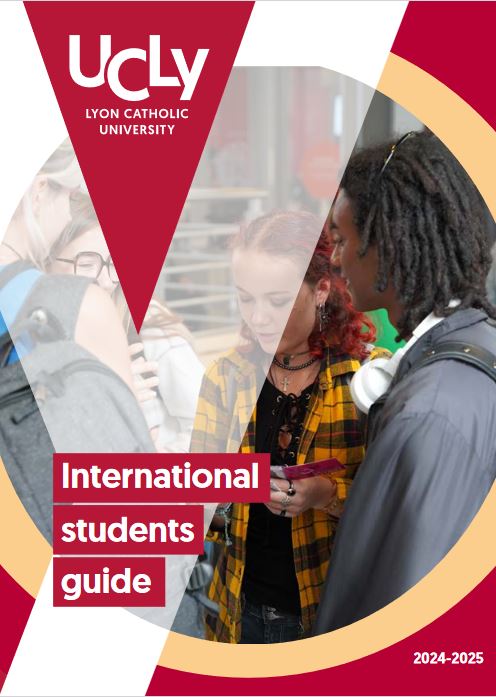 1ère de couverture du guide d'accueil des étudiants internationaux - UCLY