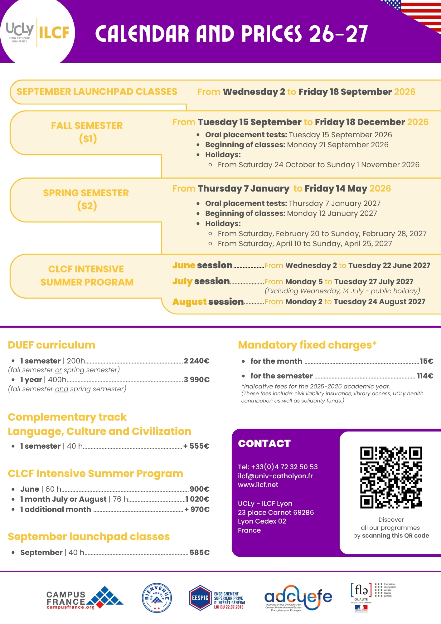 Eng-Calendrier et tarifs 26 27