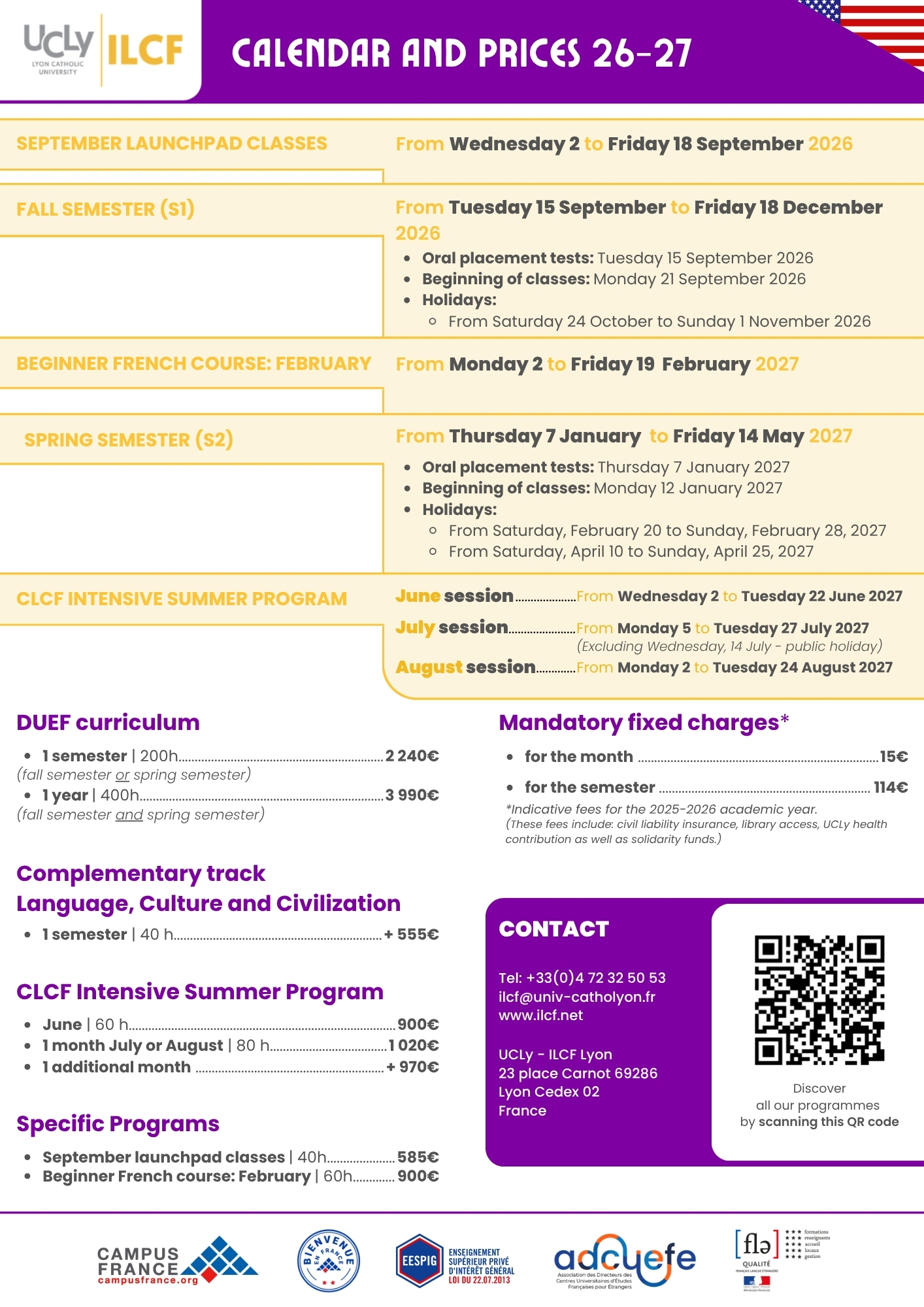 Eng-Calendrier et tarifs 26 27